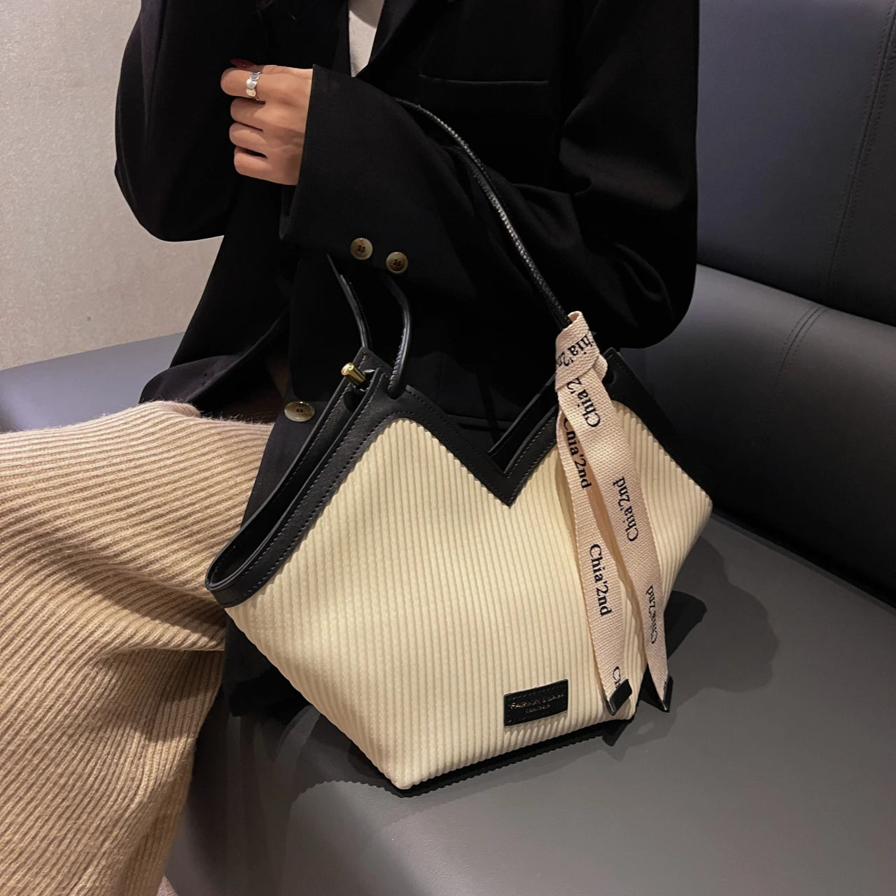 Bolsa Feminina de Ombro - Design Praia